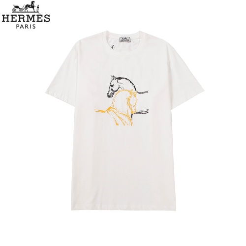 Hermes T-Shirts Short Sleeved For Men #890997 $27.00 USD, Wholesale Replica Hermes T-Shirts