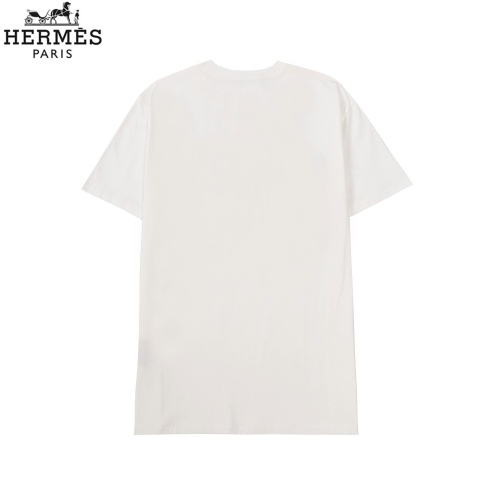 Replica Hermes T-Shirts Short Sleeved For Men #890997 $27.00 USD for Wholesale