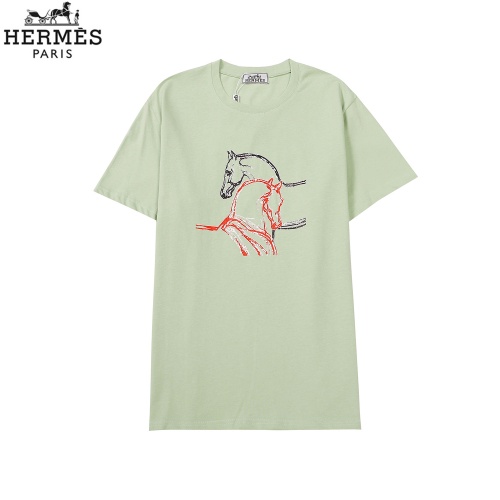 Hermes T-Shirts Short Sleeved For Men #890998 $27.00 USD, Wholesale Replica Hermes T-Shirts