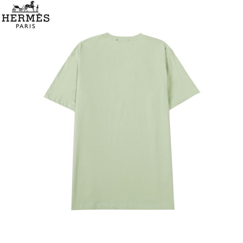 Replica Hermes T-Shirts Short Sleeved For Men #890998 $27.00 USD for Wholesale