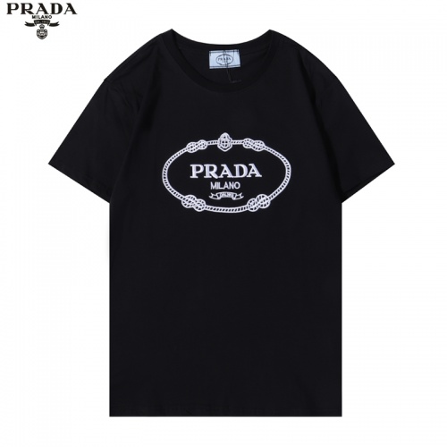 Prada T-Shirts Short Sleeved For Men #891018 $32.00 USD, Wholesale Replica Prada T-Shirts