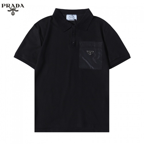 Prada T-Shirts Short Sleeved For Men #891021 $39.00 USD, Wholesale Replica Prada T-Shirts