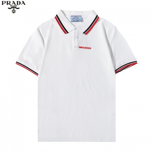 Prada T-Shirts Short Sleeved For Men #891022 $36.00 USD, Wholesale Replica Prada T-Shirts