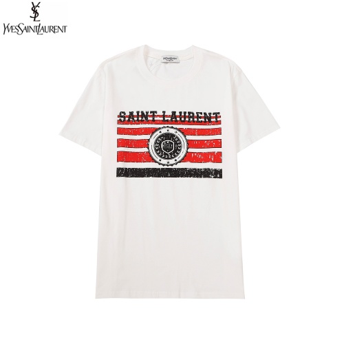 Yves Saint Laurent YSL T-shirts Short Sleeved For Men #891027 $27.00 USD, Wholesale Replica Yves Saint Laurent YSL T-shirts