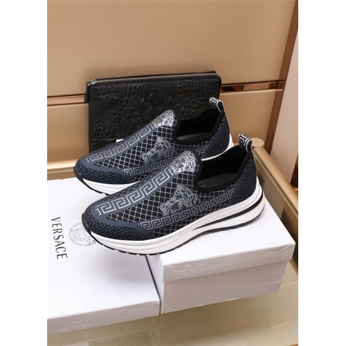 Replica Versace Casual Shoes For Men #891174 $82.00 USD for Wholesale
