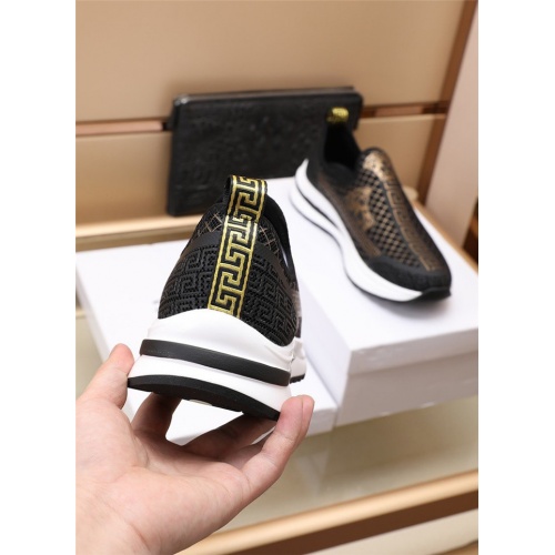 Replica Versace Casual Shoes For Men #891175 $82.00 USD for Wholesale