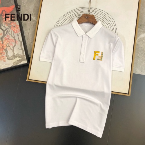Fendi T-Shirts Short Sleeved For Men #891367 $29.00 USD, Wholesale Replica Fendi T-Shirts