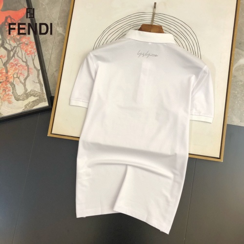 Replica Fendi T-Shirts Short Sleeved For Men #891367 $29.00 USD for Wholesale
