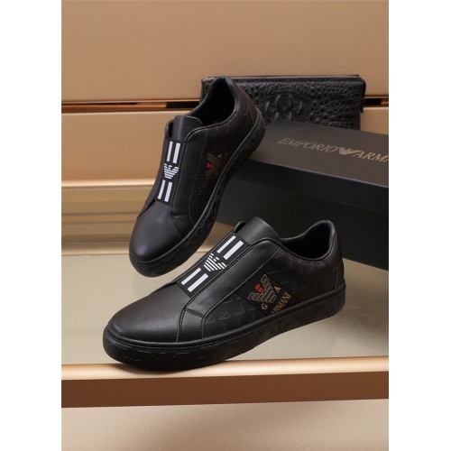 Armani Casual Shoes For Men #891412 $80.00 USD, Wholesale Replica Armani Casual Shoes