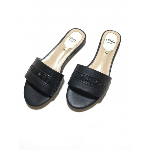 Fendi Slippers For Women #891500 $56.00 USD, Wholesale Replica Fendi Slippers