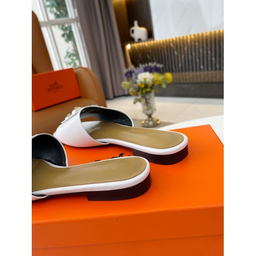 Replica Hermes Slippers For Women #891537 $68.00 USD for Wholesale