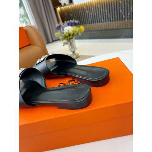 Replica Hermes Slippers For Women #891542 $68.00 USD for Wholesale