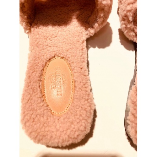 Replica Hermes Slippers For Women #891610 $80.00 USD for Wholesale