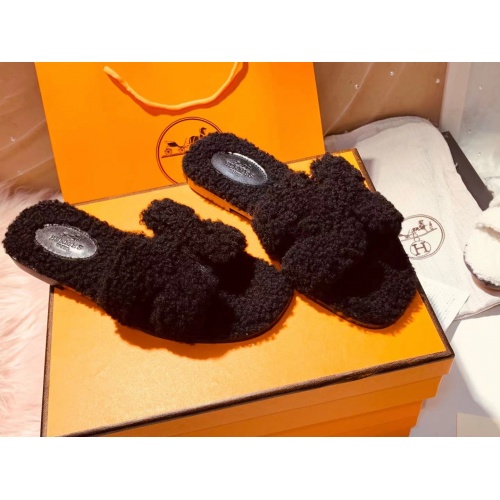 Replica Hermes Slippers For Women #891611 $80.00 USD for Wholesale