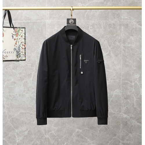 Prada Jackets Long Sleeved For Men #891637 $108.00 USD, Wholesale Replica Prada Coat &amp; Jackets
