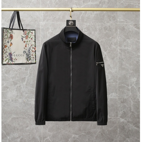 Prada Jackets Long Sleeved For Men #891642 $108.00 USD, Wholesale Replica Prada Coat &amp; Jackets