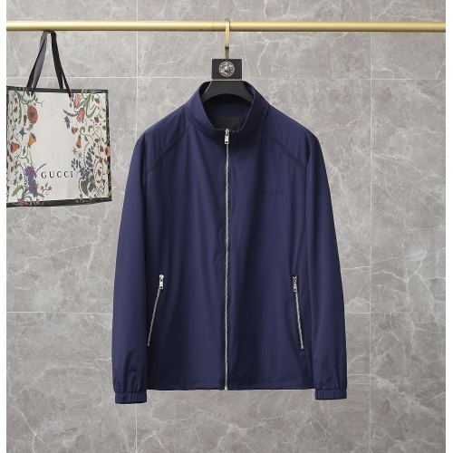 Prada Jackets Long Sleeved For Men #891647 $115.00 USD, Wholesale Replica Prada Coat &amp; Jackets
