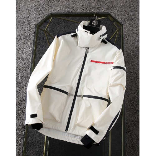 Replica Prada Jackets Long Sleeved For Men #891699 $82.00 USD for Wholesale