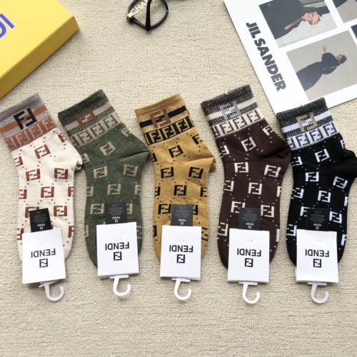 Fendi Socks #891760 $27.00 USD, Wholesale Replica Fendi Socks