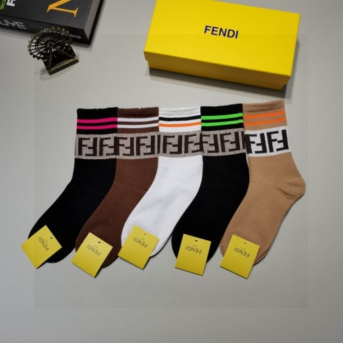 Fendi Socks #891761 $27.00 USD, Wholesale Replica Fendi Socks