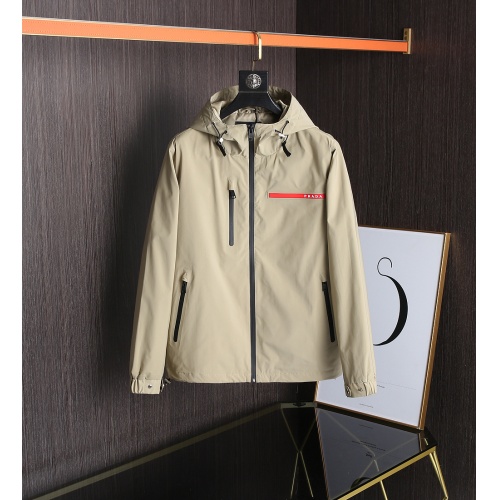 Prada Jackets Long Sleeved For Men #891775 $98.00 USD, Wholesale Replica Prada Coat &amp; Jackets