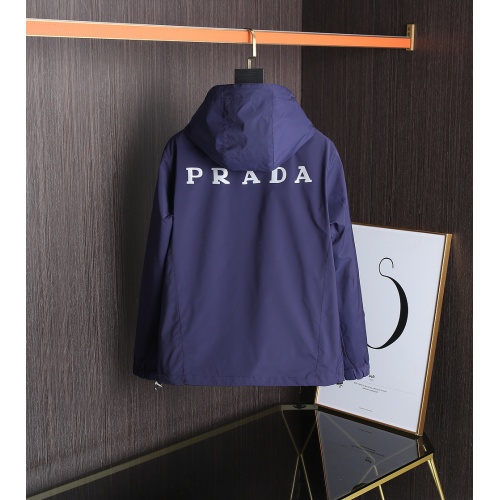 Replica Prada Jackets Long Sleeved For Men #891776 $98.00 USD for Wholesale