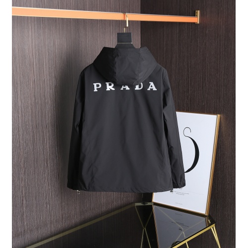 Replica Prada Jackets Long Sleeved For Men #891777 $98.00 USD for Wholesale
