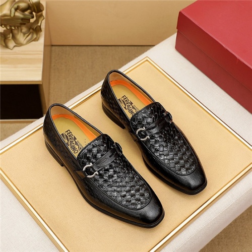Salvatore Ferragamo Leather Shoes For Men #891794 $80.00 USD, Wholesale Replica Salvatore Ferragamo Leather Shoes
