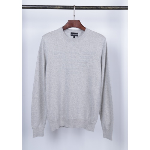 Armani Sweaters Long Sleeved For Men #891921 $40.00 USD, Wholesale Replica Armani Sweaters