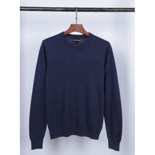 Armani Sweaters Long Sleeved For Men #891922 $40.00 USD, Wholesale Replica Armani Sweaters
