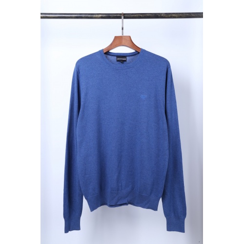 Armani Sweaters Long Sleeved For Men #891927 $40.00 USD, Wholesale Replica Armani Sweaters
