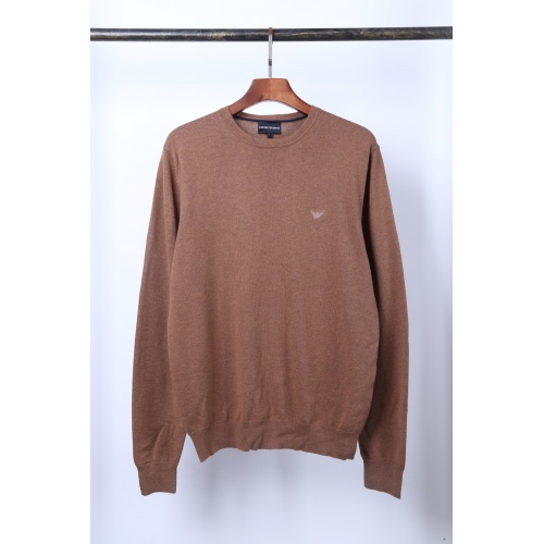 Armani Sweaters Long Sleeved For Men #891929 $40.00 USD, Wholesale Replica Armani Sweaters