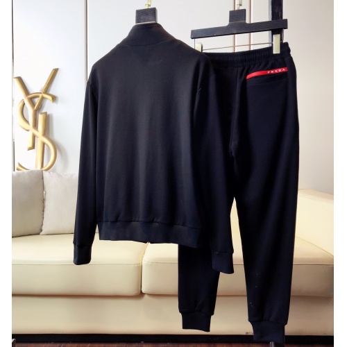 Replica Prada Tracksuits Long Sleeved For Men #892141 $106.00 USD for Wholesale