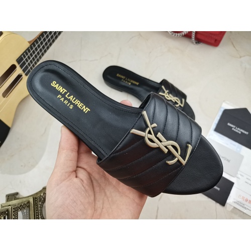 Replica Yves Saint Laurent YSL Slippers For Women #892178 $85.00 USD for Wholesale