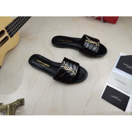 Replica Yves Saint Laurent YSL Slippers For Women #892179 $85.00 USD for Wholesale