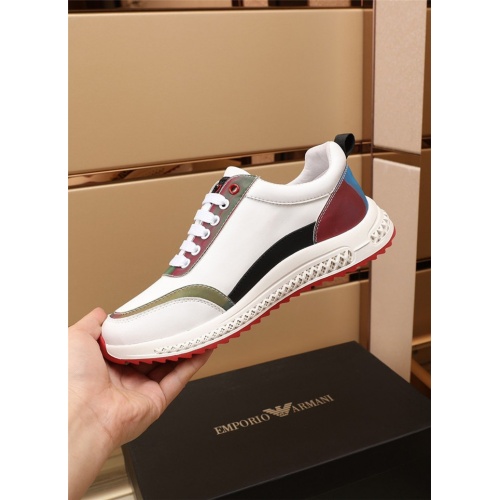 Replica Armani Casual Shoes For Men #892285 $80.00 USD for Wholesale
