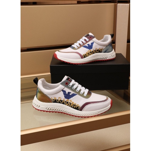 Replica Armani Casual Shoes For Men #892286 $80.00 USD for Wholesale