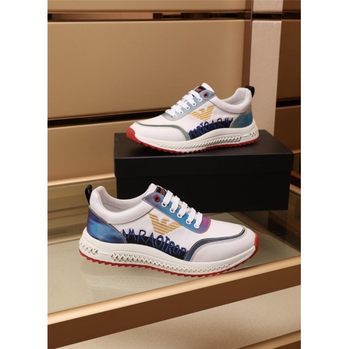 Replica Armani Casual Shoes For Men #892288 $80.00 USD for Wholesale