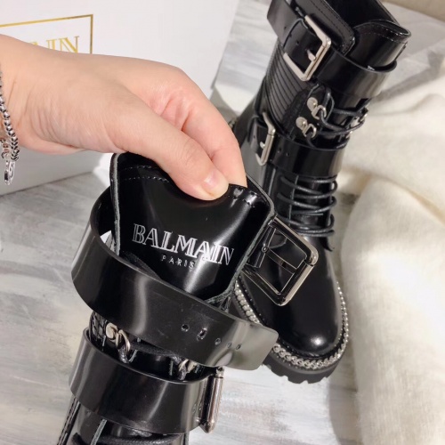 Replica Balmain Boots For Women #892485 $132.00 USD for Wholesale