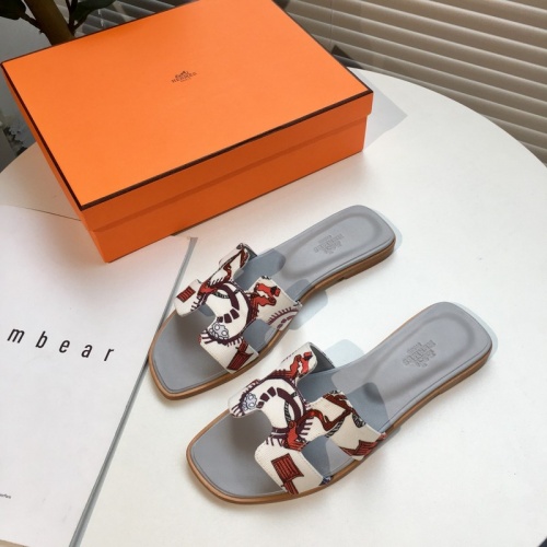 Replica Hermes Slippers For Women #892495 $64.00 USD for Wholesale