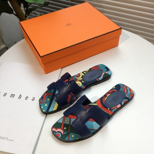 Replica Hermes Slippers For Women #892496 $64.00 USD for Wholesale