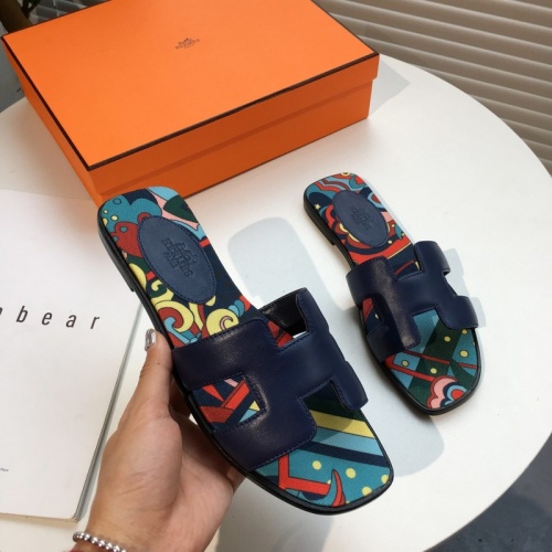 Replica Hermes Slippers For Women #892496 $64.00 USD for Wholesale