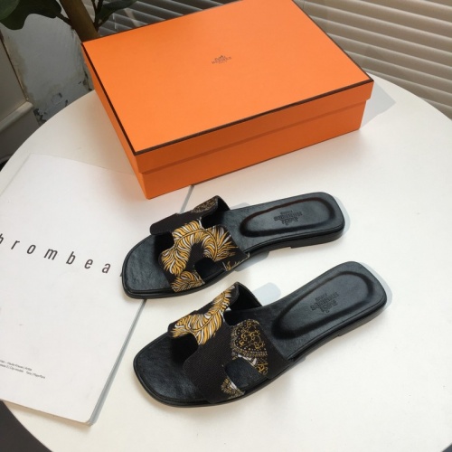 Replica Hermes Slippers For Women #892498 $64.00 USD for Wholesale