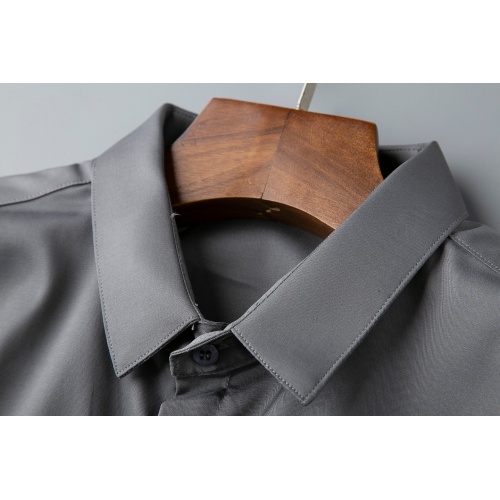 Replica Prada Shirts Long Sleeved For Men #892578 $45.00 USD for Wholesale