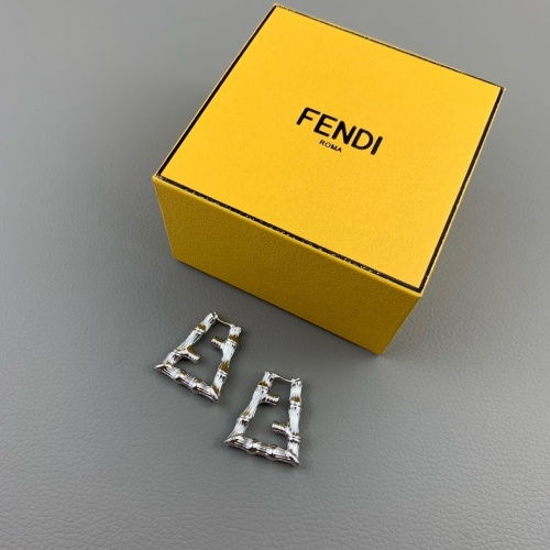 Fendi Earrings #892643 $38.00 USD, Wholesale Replica Fendi Earrings