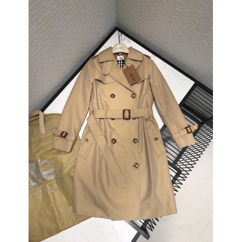 Burberry Trench Coat Long Sleeved For Women #892725