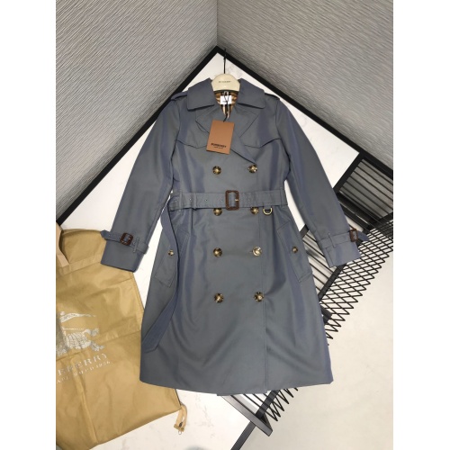 Burberry Trench Coat Long Sleeved For Women #892726