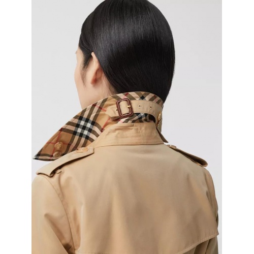 Replica Burberry Trench Coat Long Sleeved For Women #892729 $162.00 USD for Wholesale