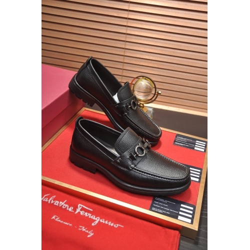 Salvatore Ferragamo Leather Shoes For Men #892750 $92.00 USD, Wholesale Replica Salvatore Ferragamo Leather Shoes