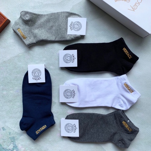 Replica Versace Socks #892840 $27.00 USD for Wholesale